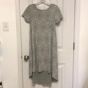 Lularoe grey medallion Carly XXS